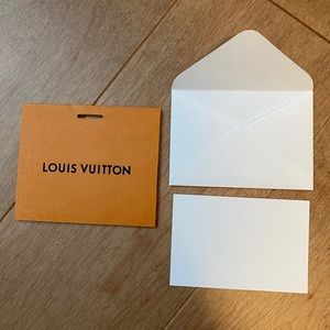Louis Vuitton greeting note #3